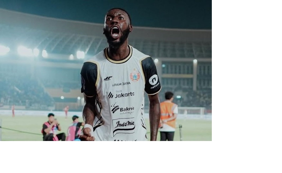 Penyerang Persija Allano Lima merayakan kemenangan atas tuan rumah Dewa United di pekan keempat lalu. (Instagram Allano Lima)
