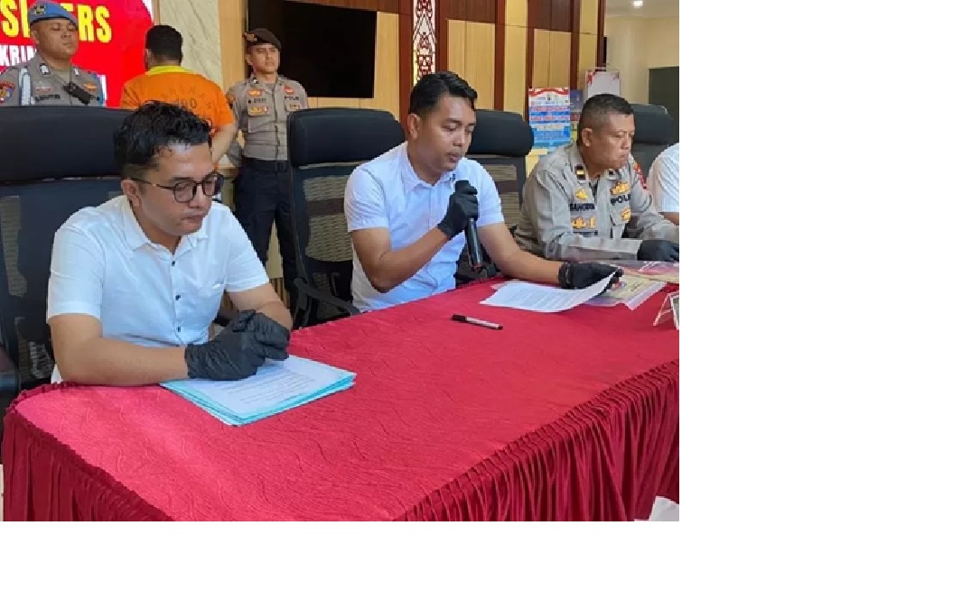 Konferensi pers pengungkapan kasus kasus di Mako Polresta Balikpapan, Kamis 2 Oktober 2025