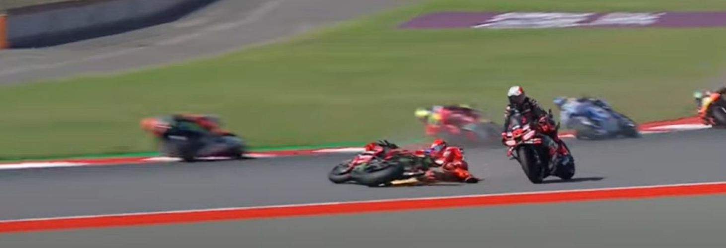 Insiden yang melibatkan Marc Marquez dan Marco Bezzecchi