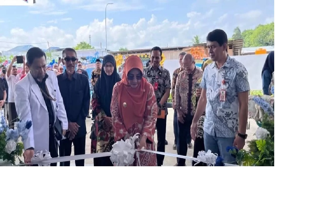 Sri Juniarsih saat meresmikan gedung baru RSUD dr Abdul Rivai.
