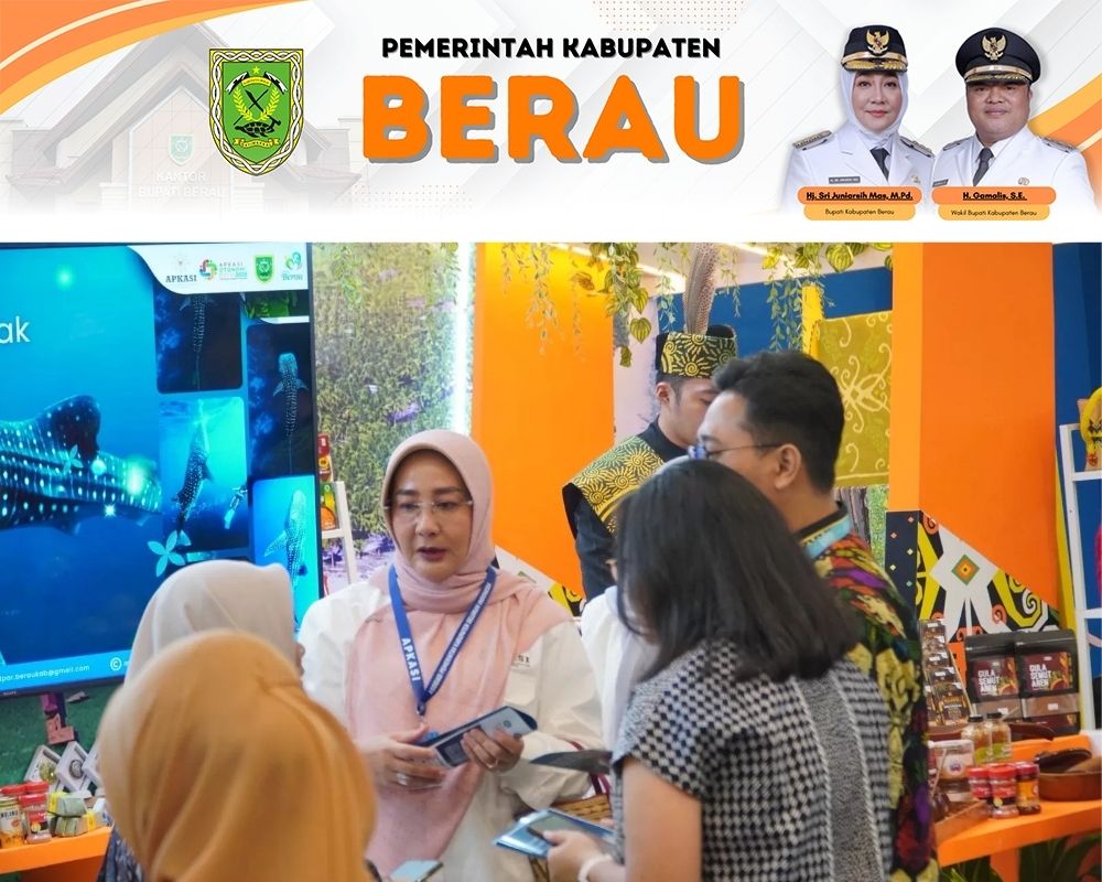 IKUTI AEO: Bupati Berau, Sri Juniarsih Mas, ikuti pameran AOE di ICE BSD yang digelar di Tanggeran, Banten, pada 28-30 Agustus 2025.