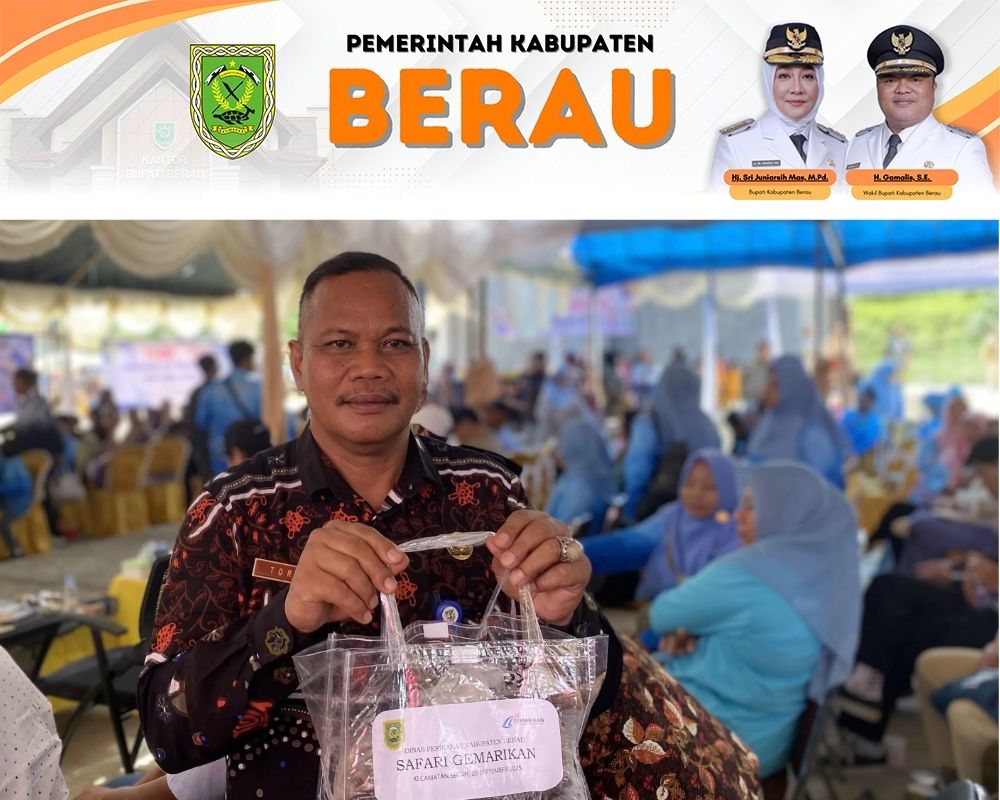 GEMAR IKAN: Pemkab Berau menyalurkan ikan kepada masyarakat, di antaranya kepada warga Segah dan Kelay.