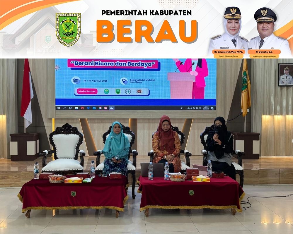 KUALITAS: Event Peningkatan Kapasitas SDM Perempuan Perdesaan dengan tema Berani Bicara, Berani Berdaya digelar di Balai Mufakat, Kamis, 28 Agustus 2025.