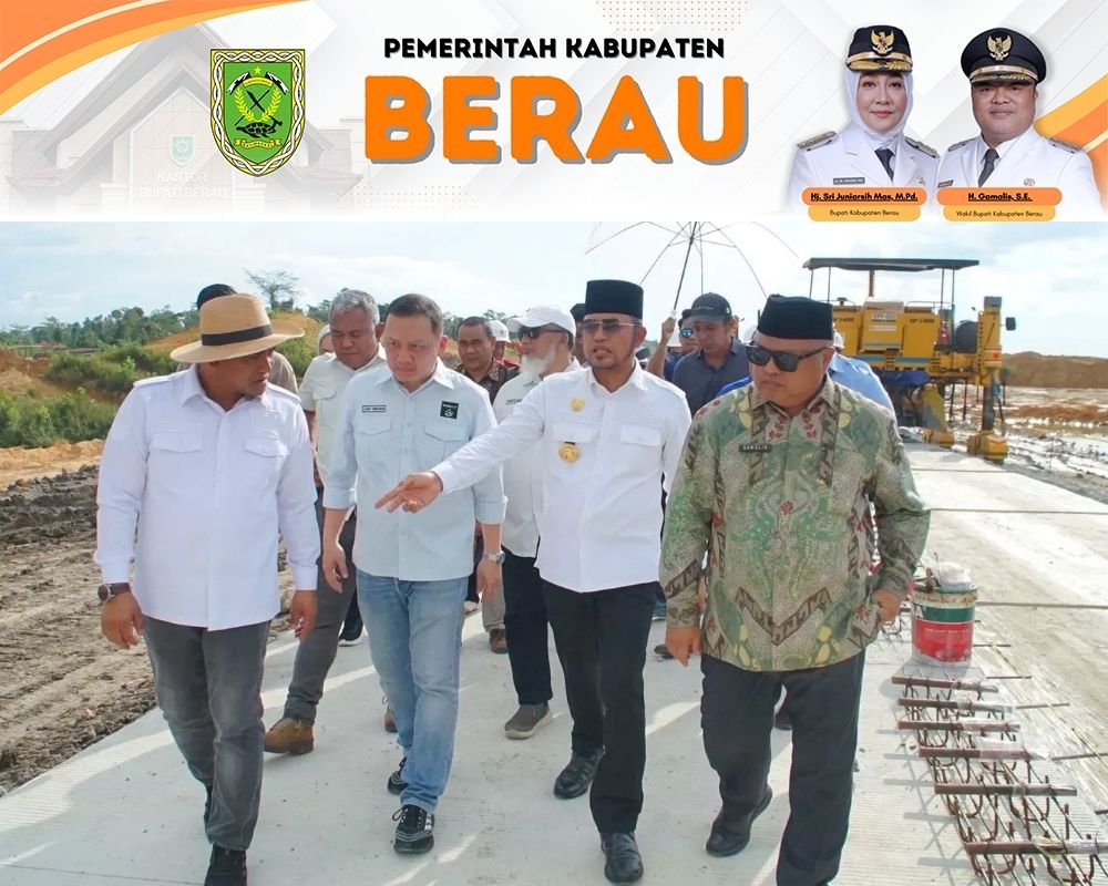 SAMBUT BAIK: Kunjungan kerja Gubernur Kaltim, Rudy Mas&rsquo;ud, untuk kedua kalinya di Berau, disebut Gamalis sebagai simbol mempererat kerja sama Pemkab Berau dan Pemprov Kaltim.