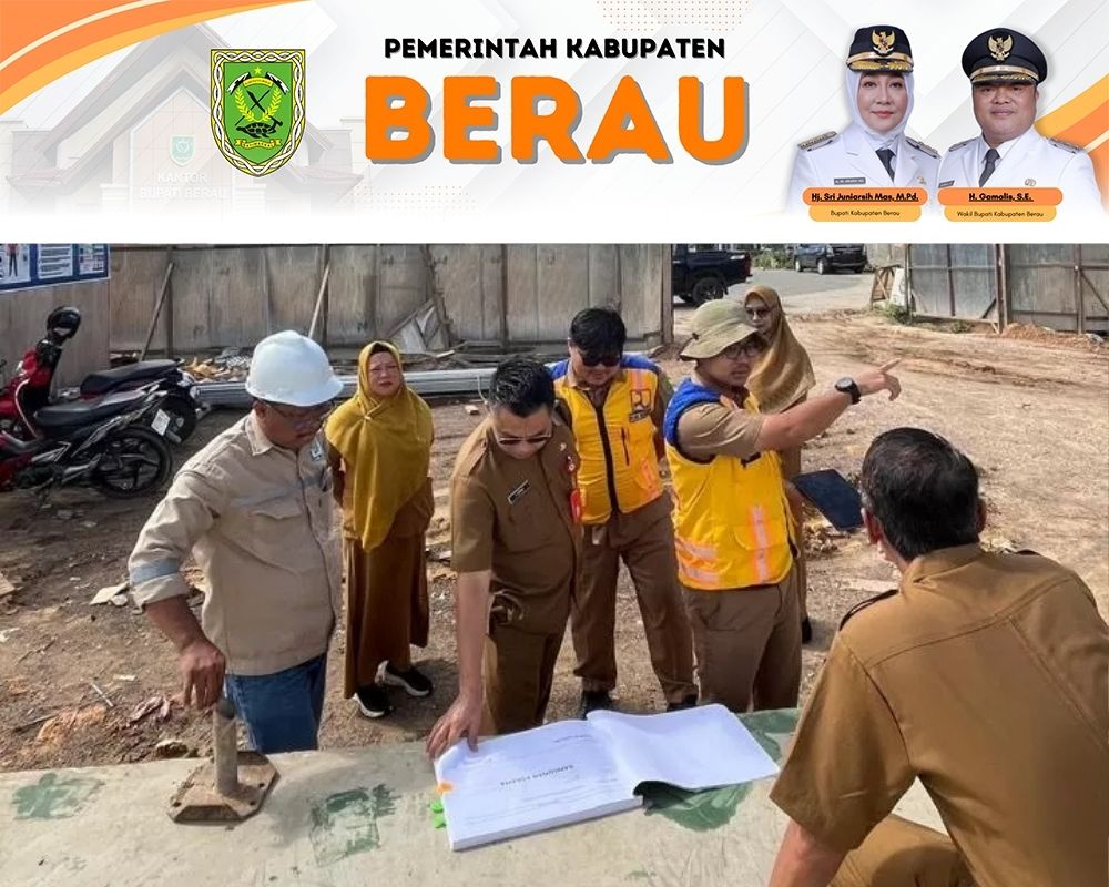 PROYEK: Progres pembangunan BLK Berau di Sambaliung telah mencapai 54 persen.
