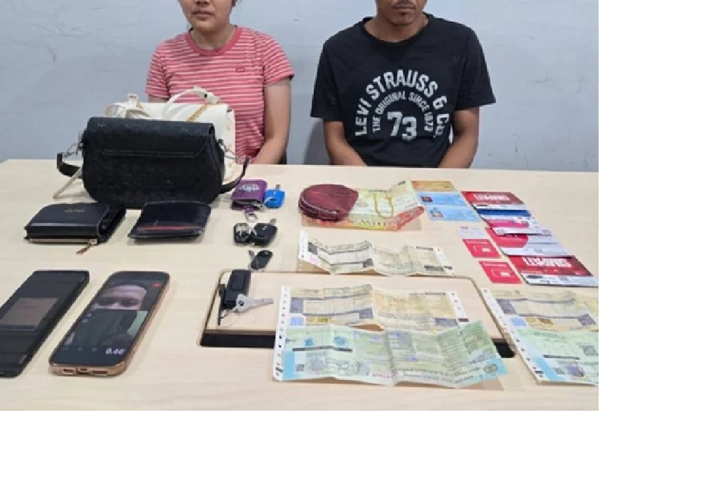 Pelaku dan barang bukti.