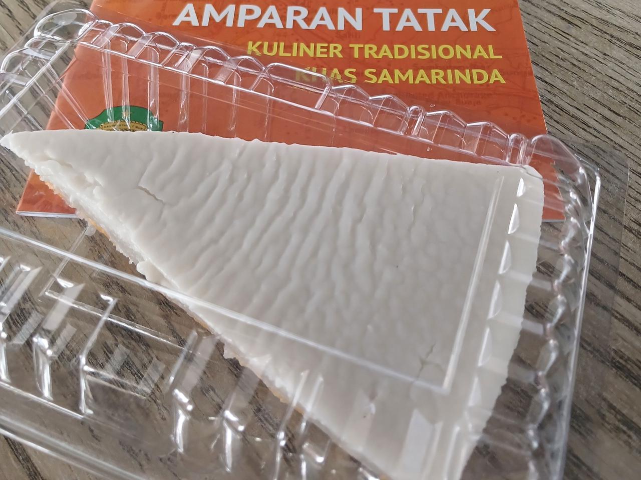 KHAS: Amparan tatak, kue tradisional khas Samarinda yang kini diakui Kementerian Kebudayaan RI.