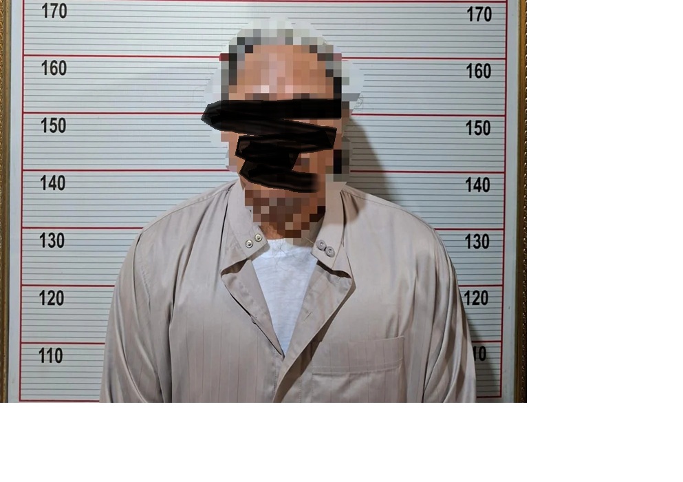 ASUSILA: NQ, pengasuh sebuah ponpes di Kecamatan Pangkalan Lada saat di Mapolres Kobar.