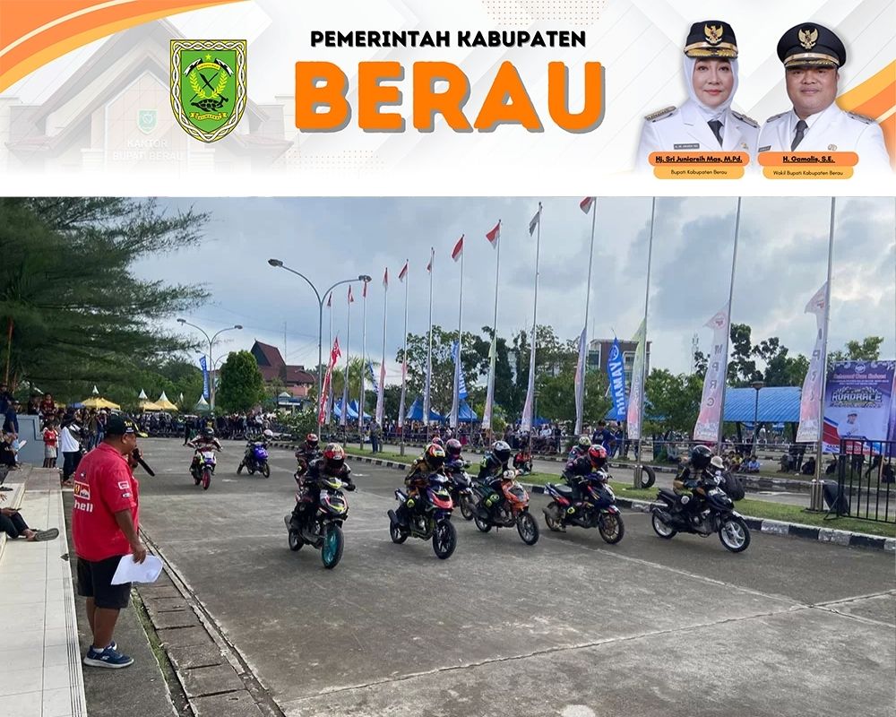 KEJURPROV: Para pembalap langsung tancap gas.