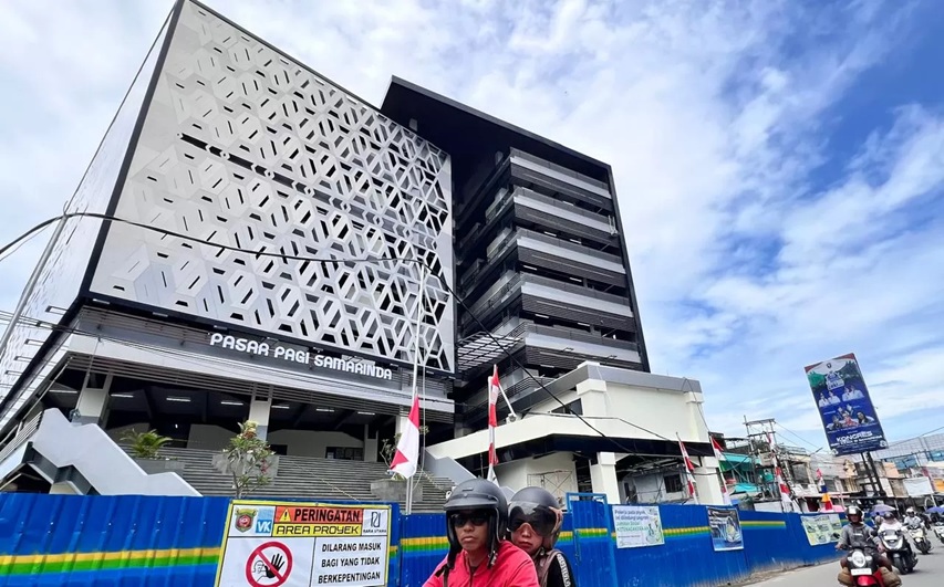 Rencananya Pasar Pagi baru akan dibuka pada Desember mendatang. (MELI/SAPOS)