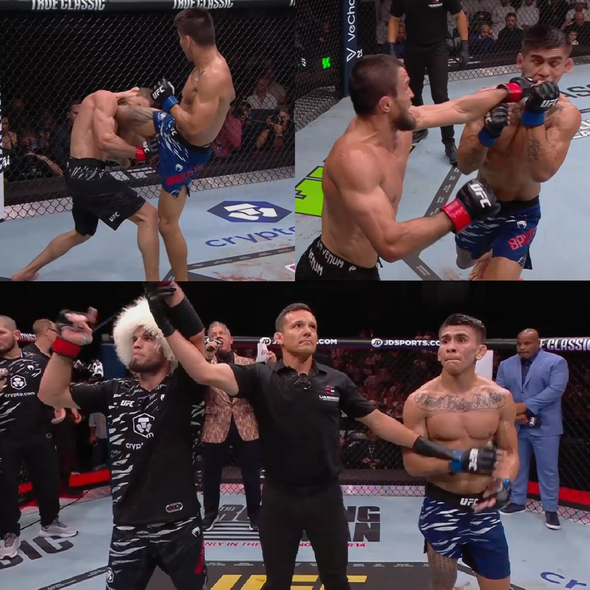 Kompilasi pertarungan antara Umar versus Bautista.