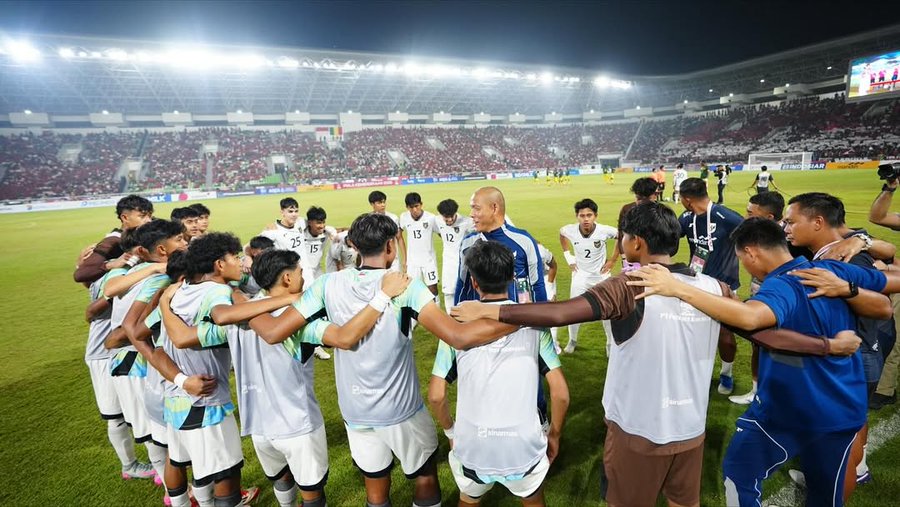 Timnas U-17 sudah tiba di Qatar.