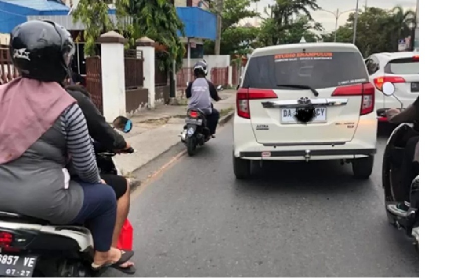 Banyaknya plat luar Kaltim yang berjalan di Benua Etam