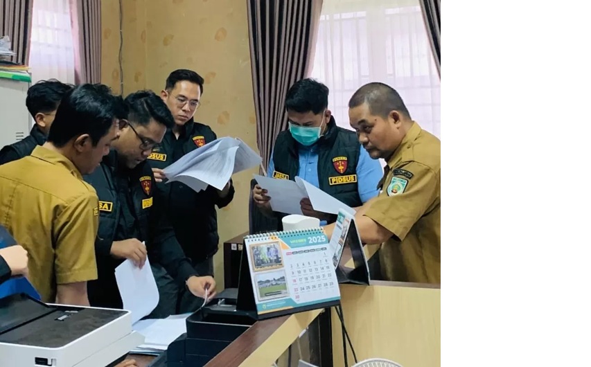 Pemeriksaan jaksa di Disporapar Balangan.