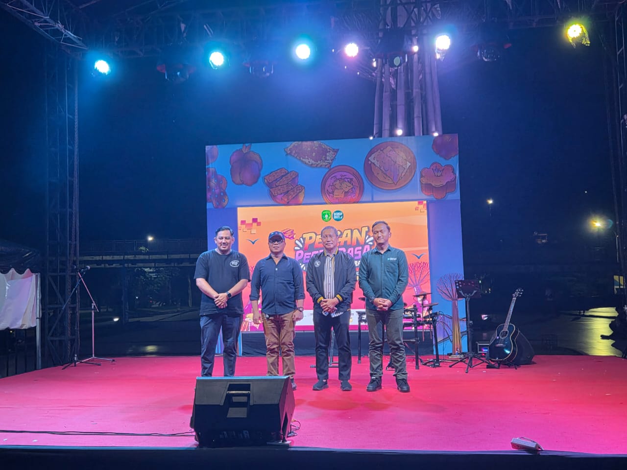 Pembukaan Pekan Pesta Rasa di Taman Kota Raja Tenggarong (Elmo/Prokal.co)