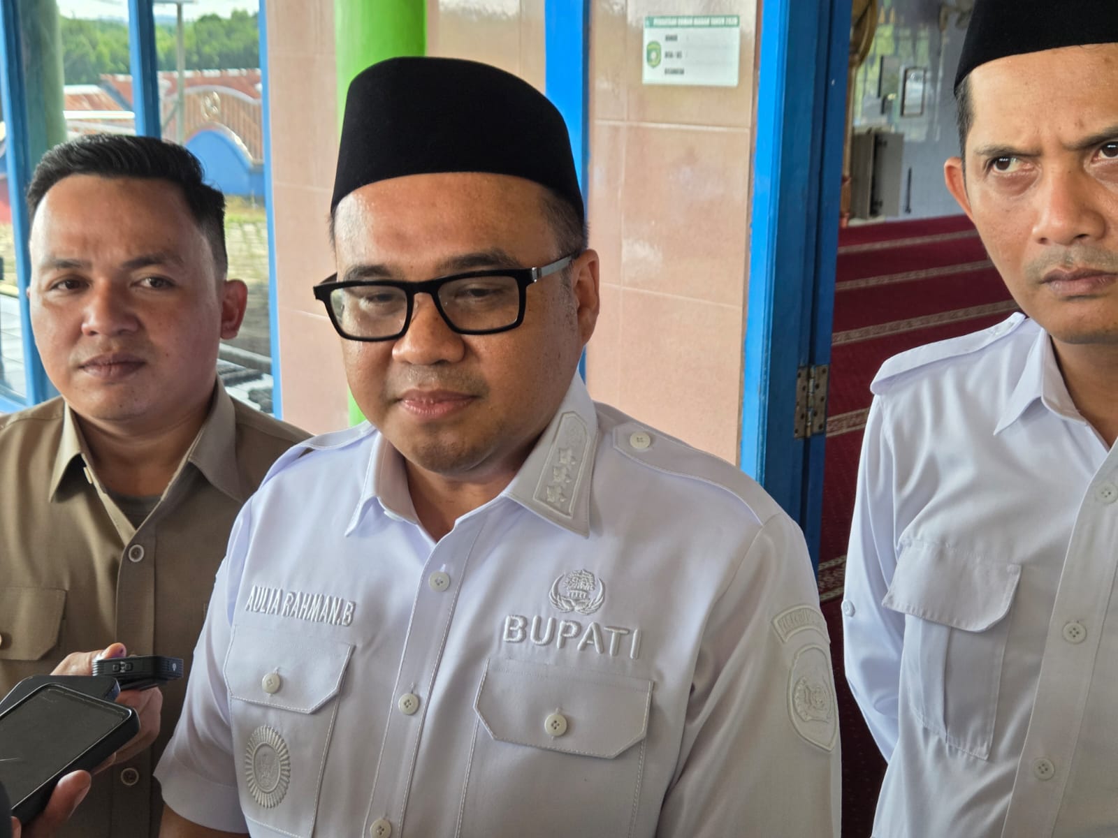Kunjungan Bupati Kukar Aulia Rahman Basri di Desa Segihan, Kecamatan Sebulu (Elmo/Prokal.co)