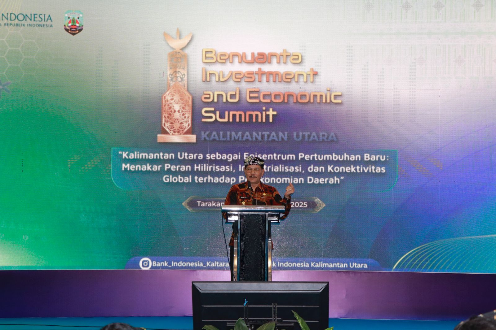 Wagub buka Benuanta Investment and Economic Summit 2025 di Tarakan.