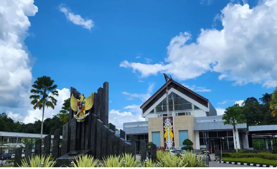 PLBN Entikong yang terletak di Kecamatan Entikong, Kabupaten Sanggau, Provinsi Kalimantan Barat. (ANTARA)