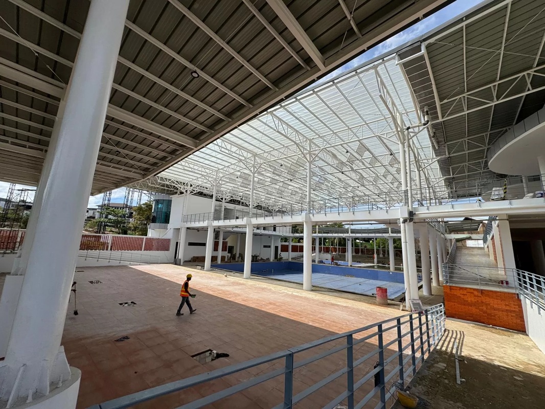 Fisik Sport Hun yang berada di Kawasan GOR Segiri, Jumat (21/11/2025). (MELI/SAPOS)