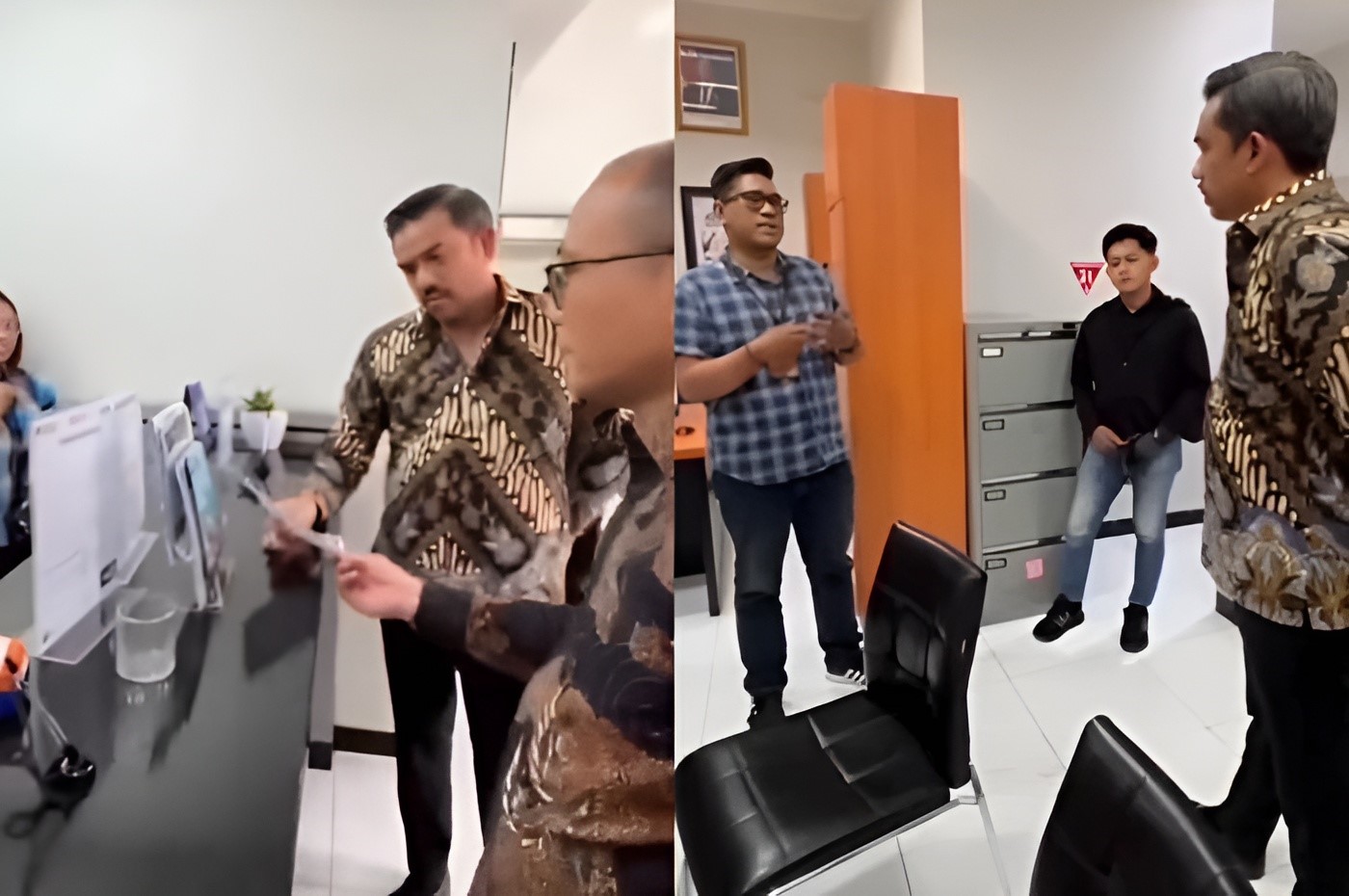 Menteri UMKM, Maman Abdurrahman memberi pujian khusus kepada Mantri BRI yang memberikan penjelasan terkait kebijakan KUR untuk UMKM.
