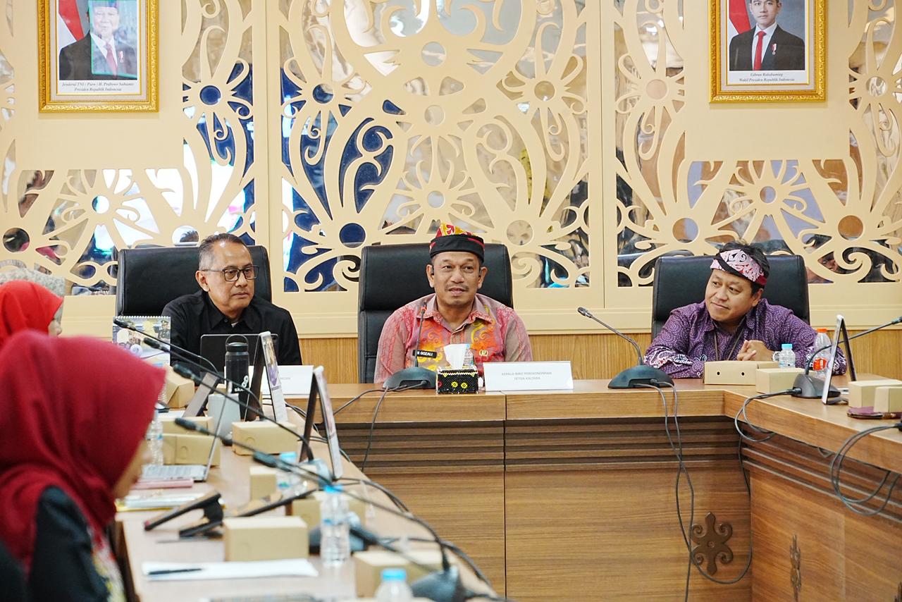 Rakor TPAKD di Kantor Gubernur Kaltara.