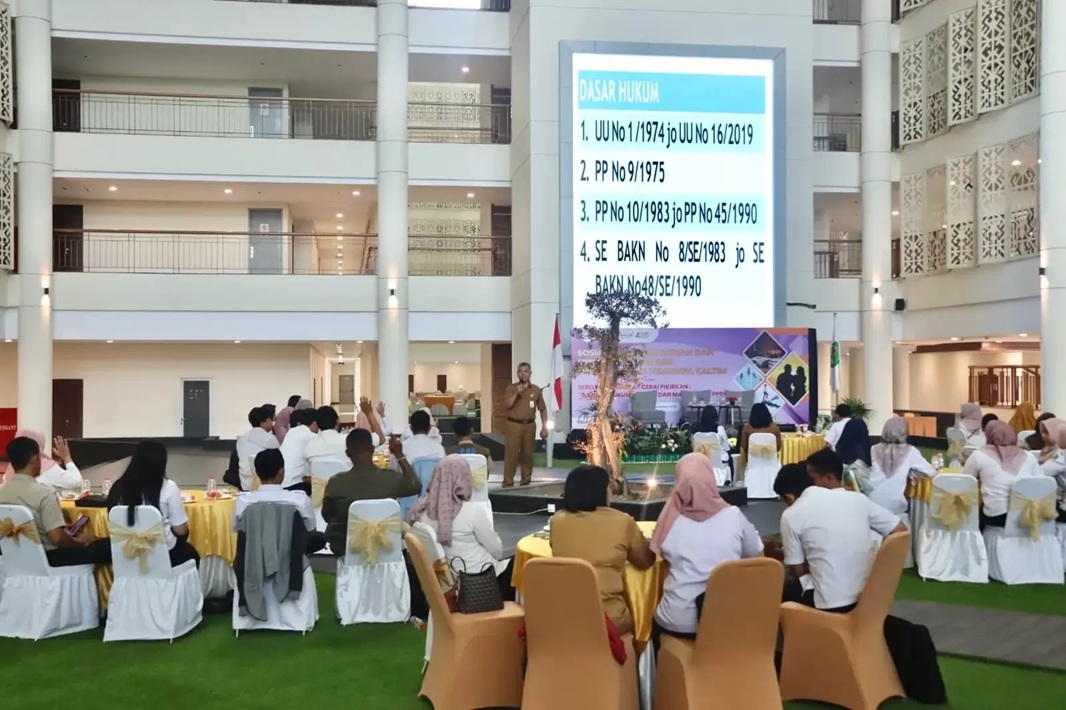 Kasus perceraian di kalangan ASN Pemprov Kaltim menunjukkan tren peningkatan, sehingga diperlukan langkah pencegahan. (IST)