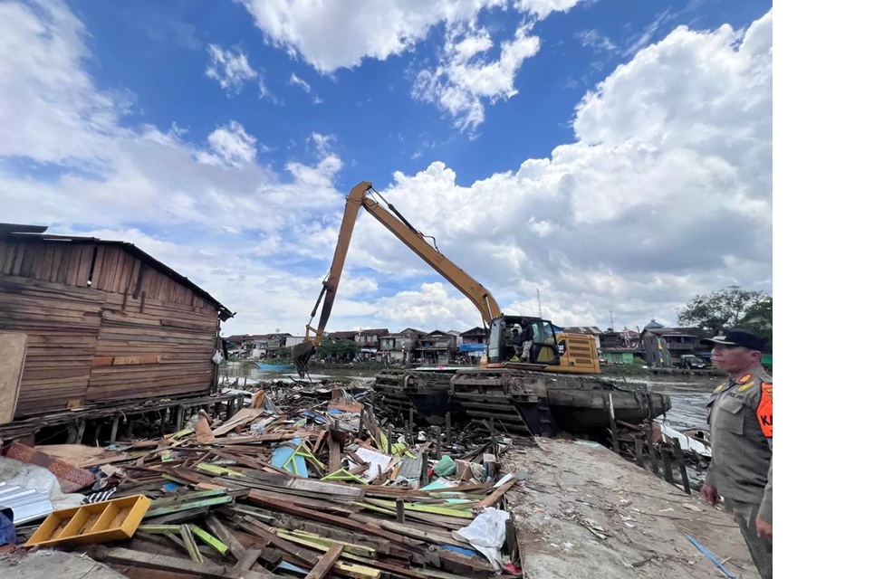 DIBENAHI. Konsep penataan kawasan kumuh akan disesuaikan dengan SK baru. (MELI/SAPOS)