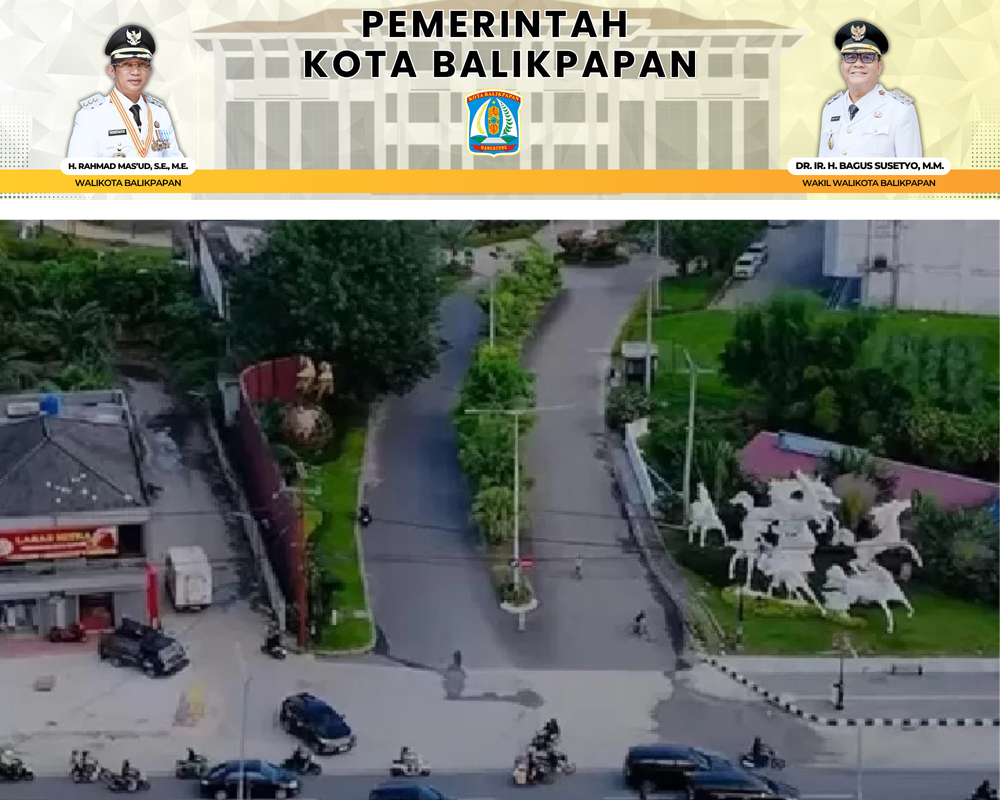 Salah satu sudut Jalan MT Haryono Balikpapan.