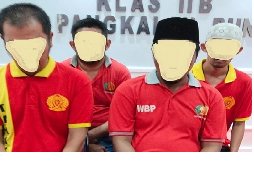 Terdakwa kasus narkoba di Pengadilan Negeri Nanga Bulik, saat menghadapi tuntutan seumur hidup penjara, baru-baru tadi.