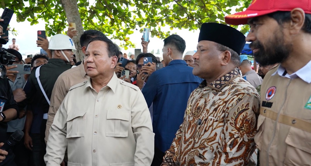 Prabowo di Aceh.