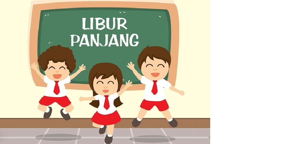 Ilustrasi libur sekolah.
