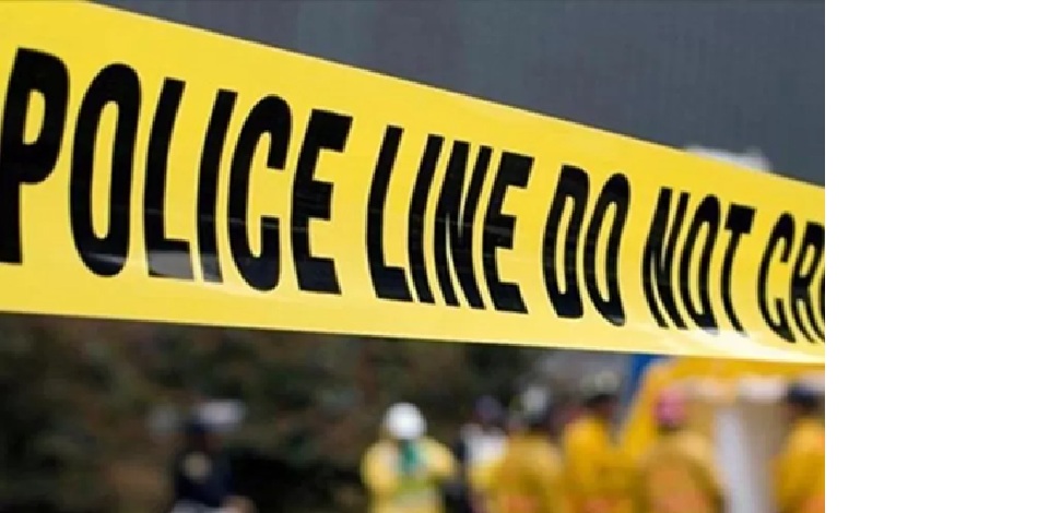 Ilustrasi garis polisi.