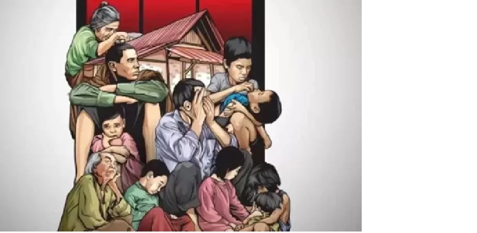 Ilustrasi kemiskinan.