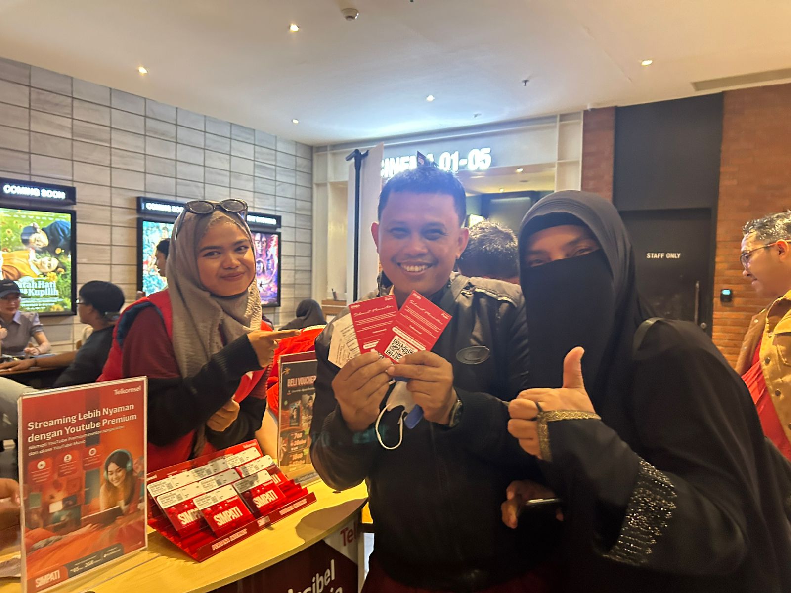 Keseruan program Nobar Hepi Prestige Telkomsel Poin 2025.