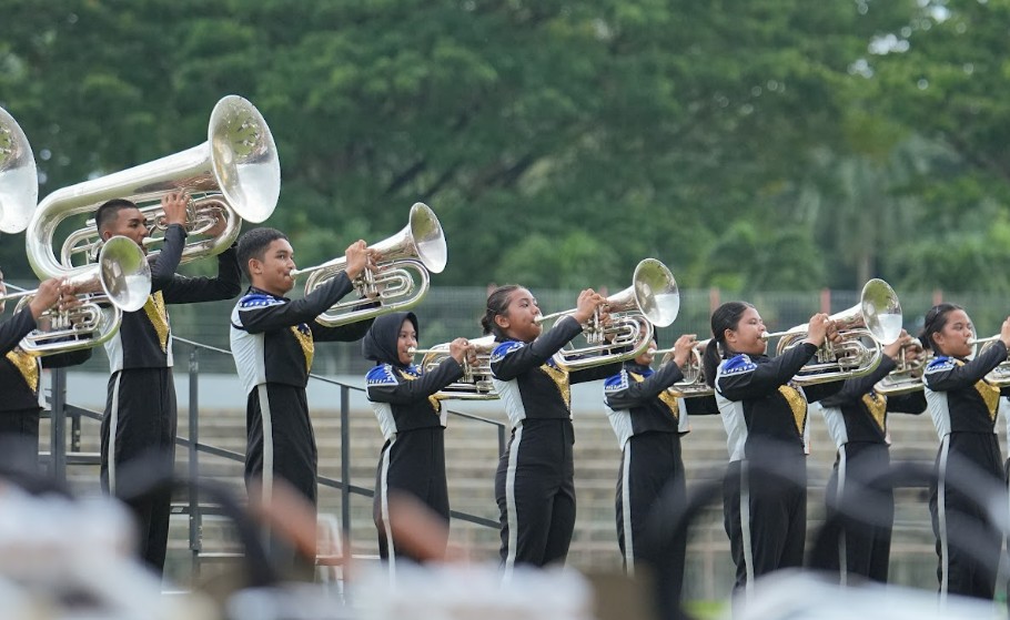 Marching Band Pupuk Kaltim (MBPKT) bersiap menuju Thailand World Music Championship (TWMC) 2025.