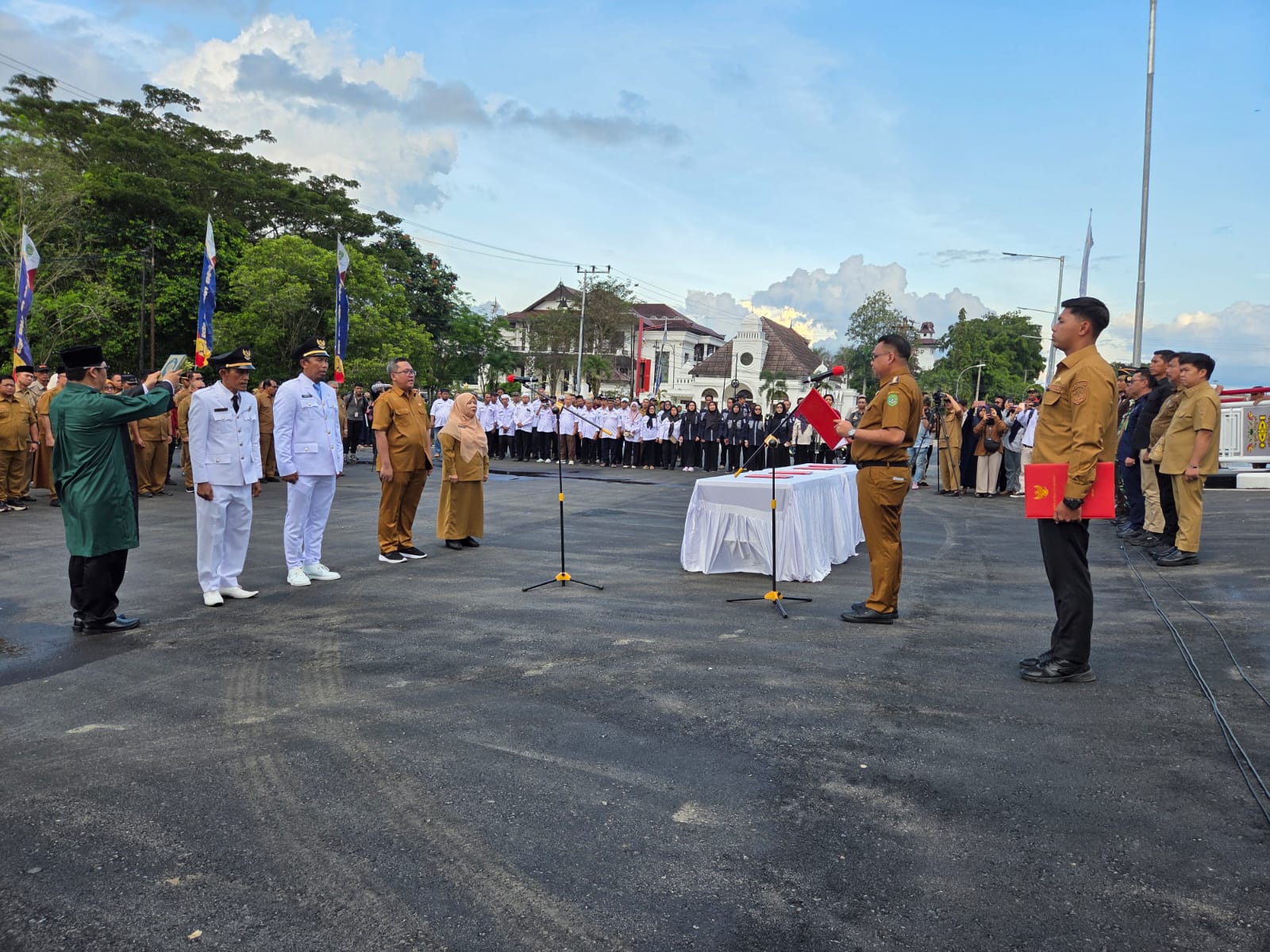 Pelantikan pejabat Eselon III Pemkab Kukar (Elmo/Prokal.co)