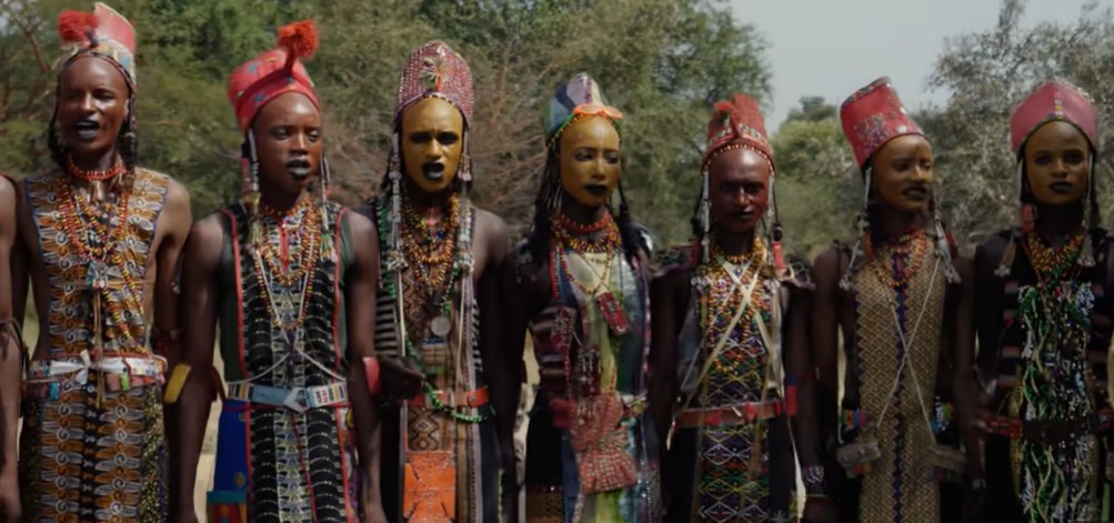 Suku Wodaabe berkumpul untuk merayakan festival Gerewol.