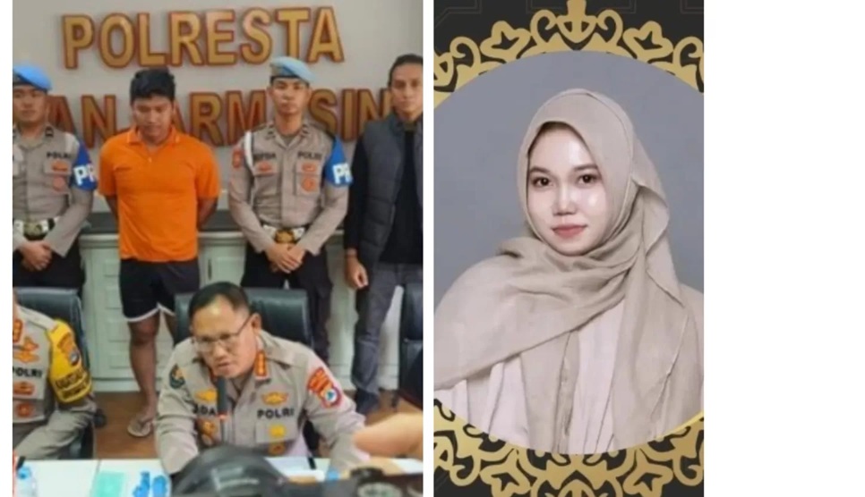 Tersangka dan korban.