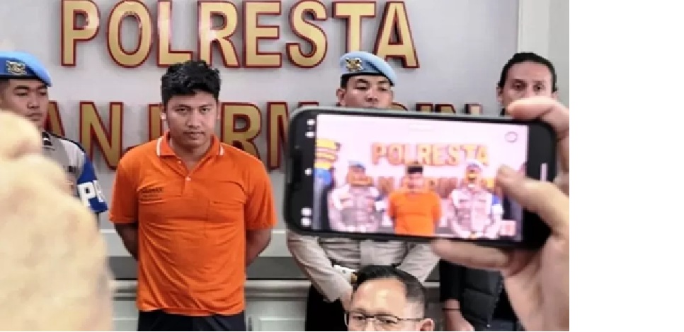 Tampang Bripda Muhammad Seili tersangka pembunuhan mahasiswi Universitas Lambung Mangkurat.