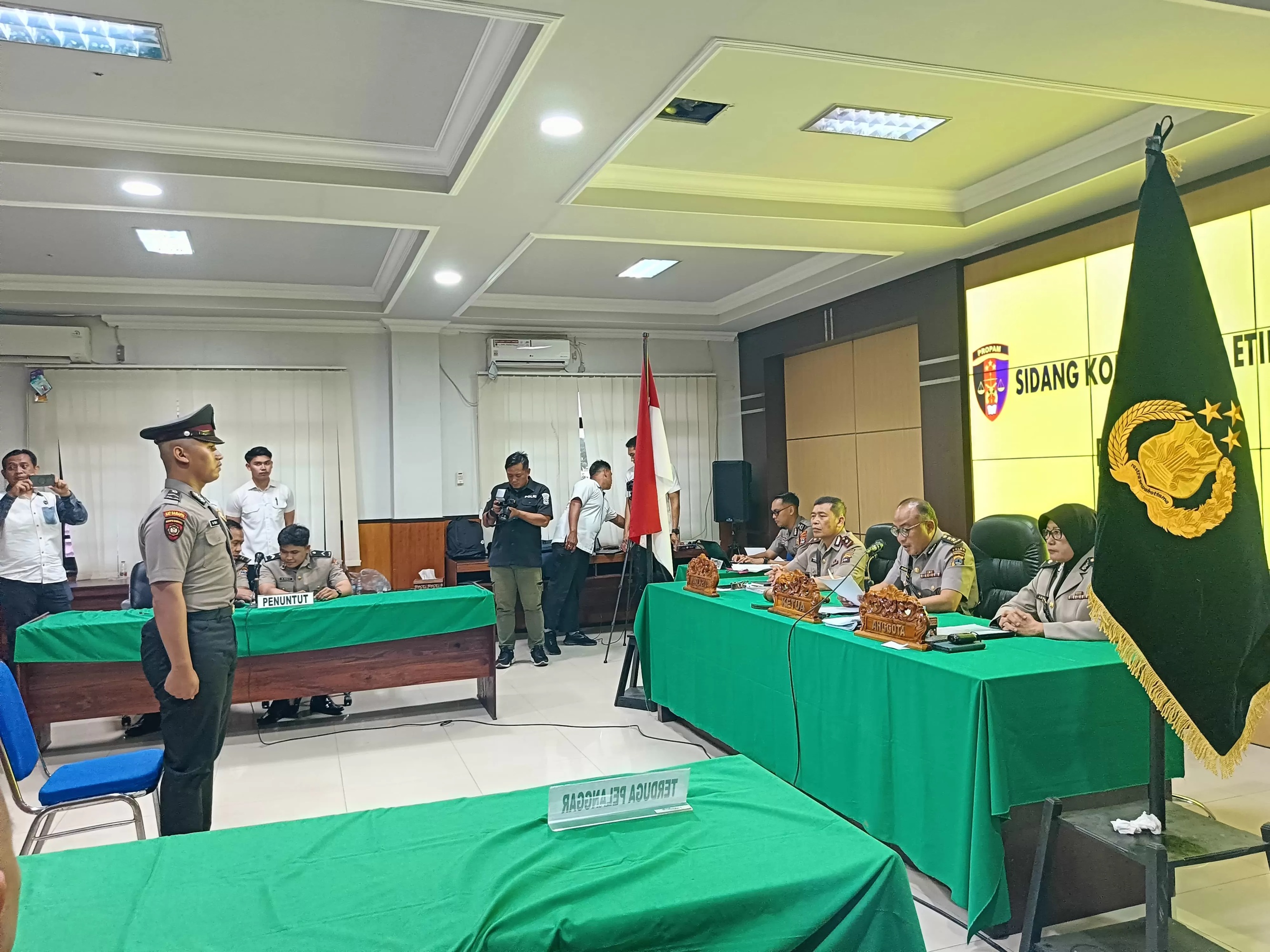 DIPECAT: Muhammad Seili Dipecat Tidak Hormat dari Kepolisian. (Sheilla Farazela/Radar Banjarmasin)