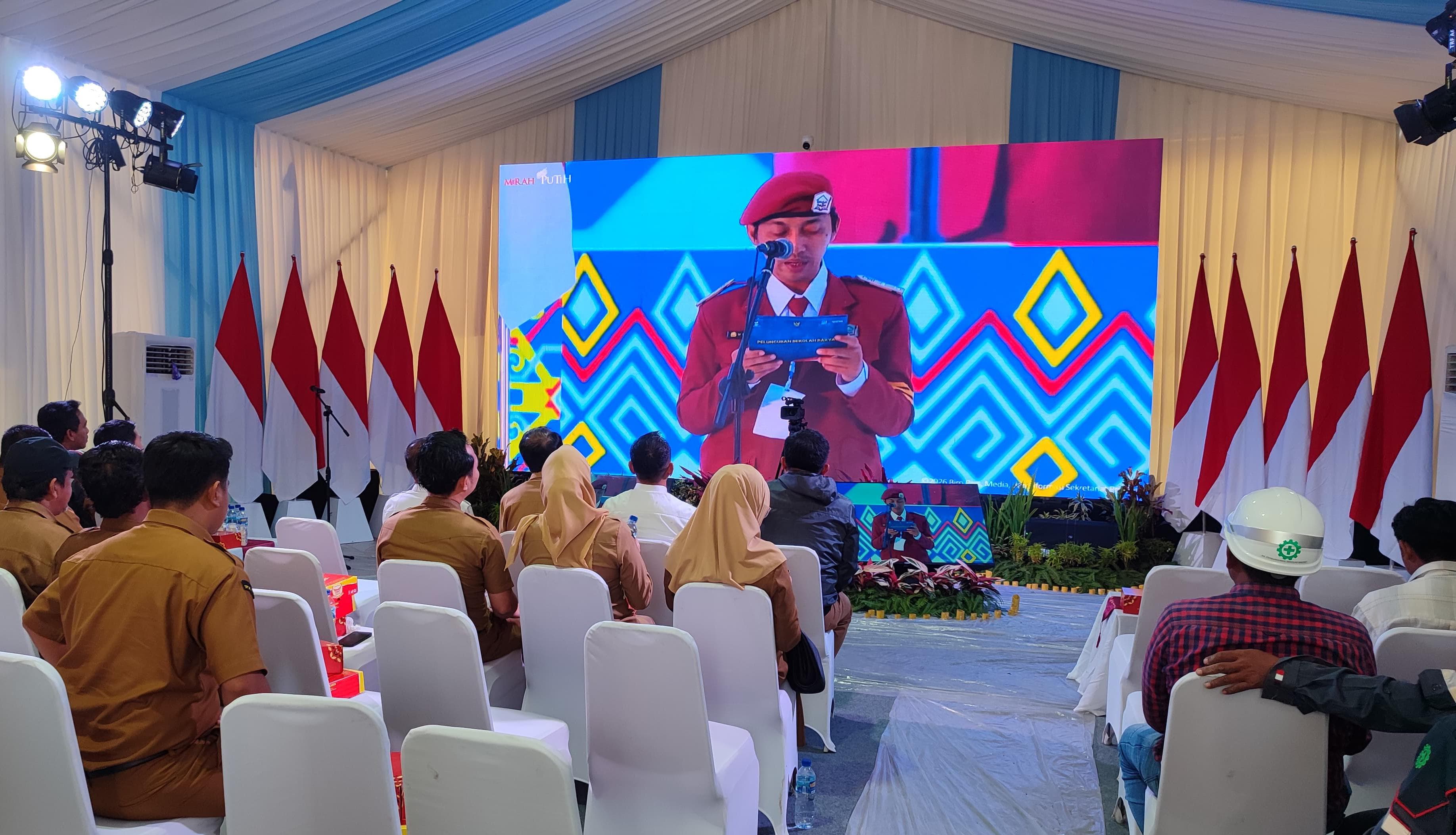 Peresmian Sekolah Rakyat Samarinda.