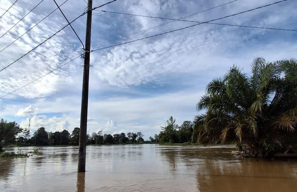 Kondisi air belayan di Kembang Janggut (Istimewa)