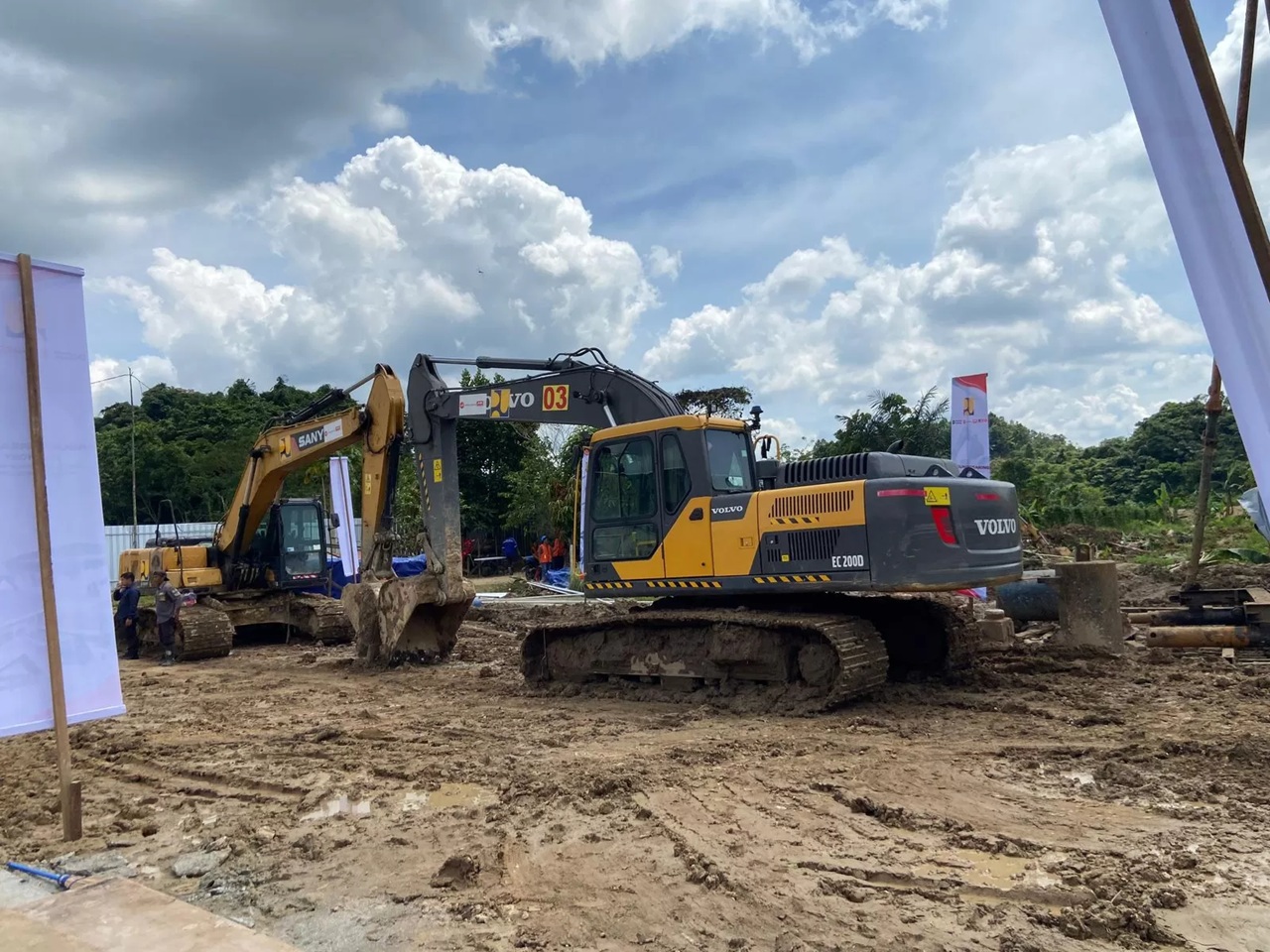MASIH BERJALAN. Pembangunan Sekolah Rakyat Terpadu di Palaran. (IST)