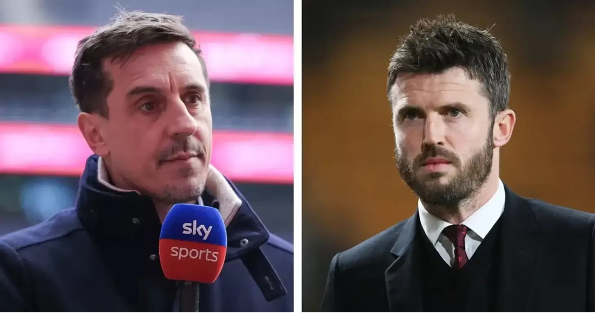 Gary Neville dan Michael Carrick.