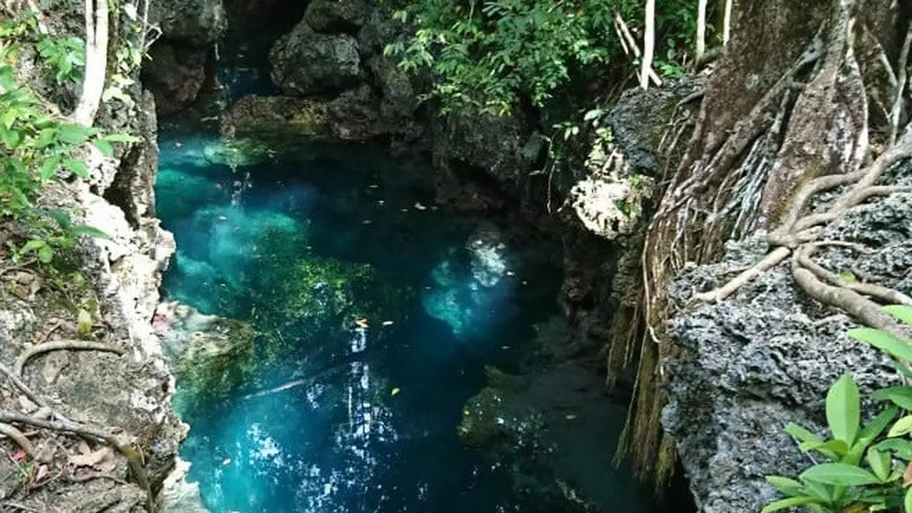 Gua Halo di Maratua.