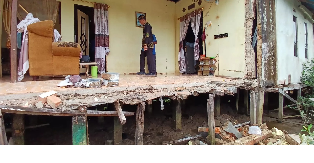 BENCANA ALAM: Ilustrasi dampak gempa di Kota Tarakan. (AGUS DIAN ZAKARIA/RADAR TARAKAN)