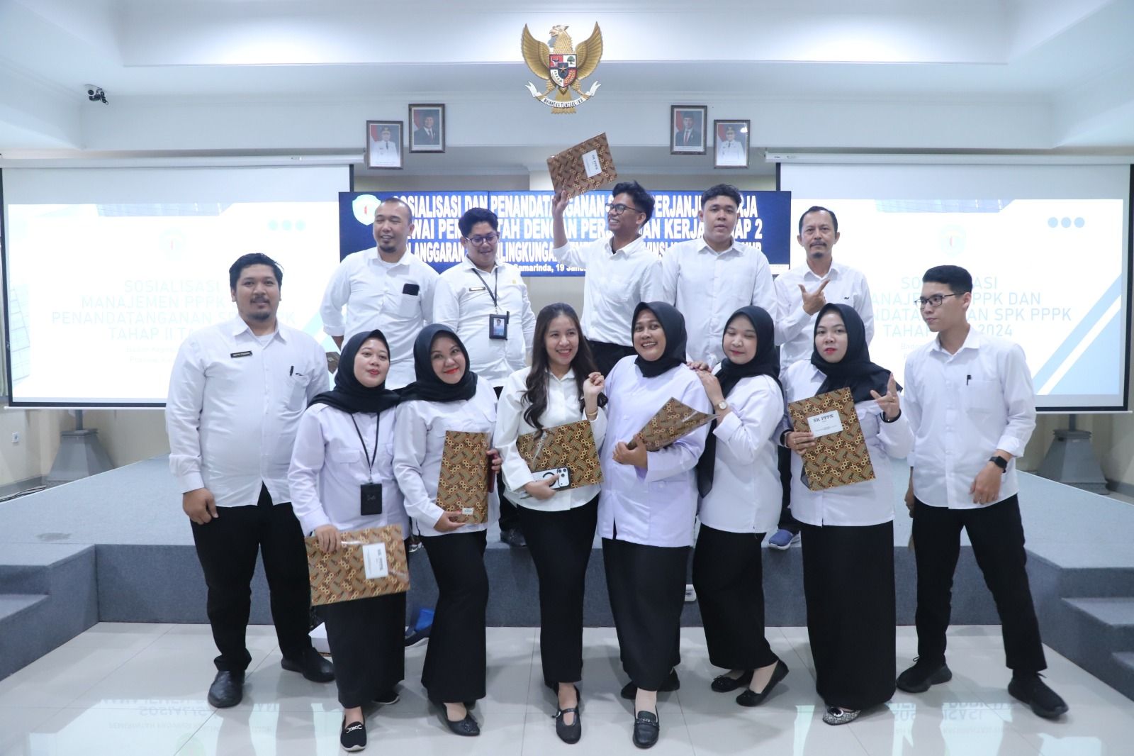 Sebagian PPPK yang melaksanakan perjanjian kerja.