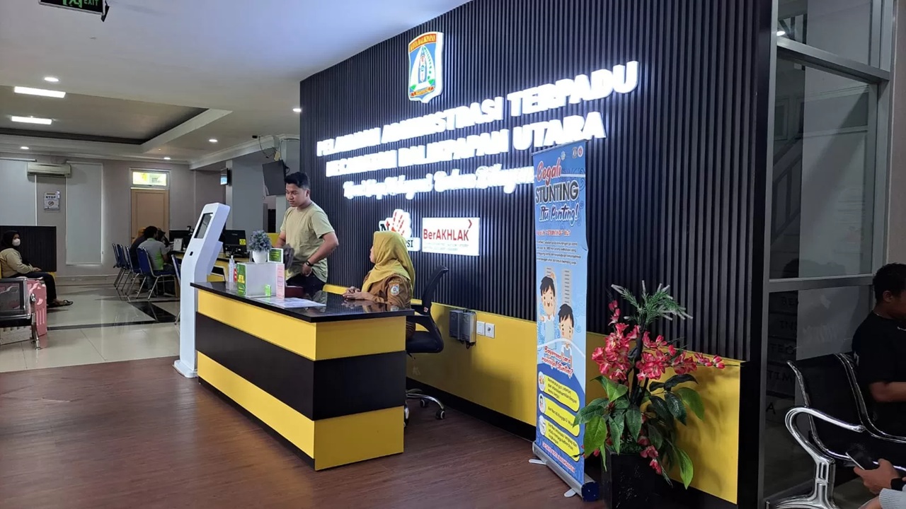 Layanan publik di Kantor Kecamatan Balikpapan Utara. (kurniawan)