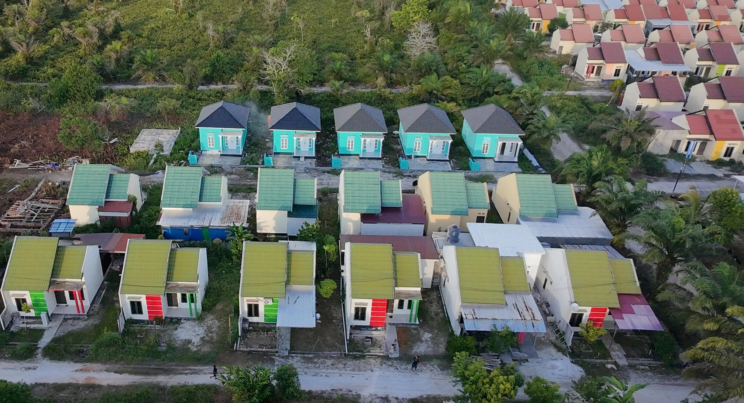 Salah satu areal pengembangan perumahan di Kabupaten Kotawaringin Timur (Kotim) di Kota Sampit. (istimewa/REI Kotim)