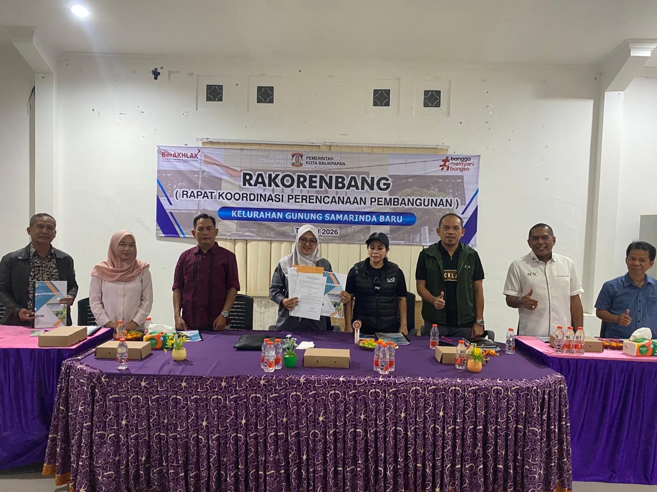 DIBAHAS: Musrenbang Kelurahan Gunung Samarinda Baru di Aula Kelurahan GSB, Kecamatan Balikpapan Utara, Kota Balikpapan.